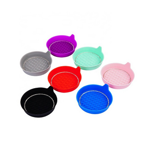 Wholesale non-slip heat resistant diamond inlay silicone Car Cup Holder Coaster