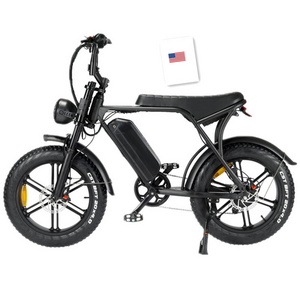 USA Warehouse V8 750w rice E Auto bikes 2024 OUXI Electric Bike Bicycle Motorcycles 20 inch Fat Tire electric bike with sidecar