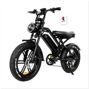 New design hybrid bike electric mountain bike full suspension 750w all terrain electric bicycle