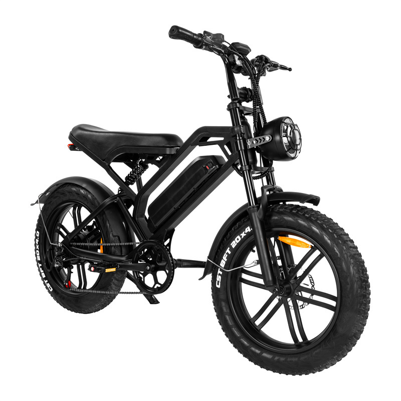 New design hybrid bike electric mountain bike full suspension 750w all terrain electric bicycle