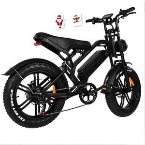 EU warehouse Fat Tire Electric Bike V20 E bike Price 1000W motor 15ah battery electric bicycle fatbike