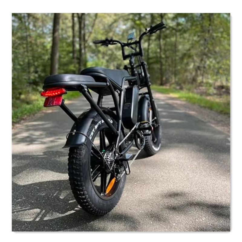 USA Warehouse V8 750w rice E Auto bikes 2024 OUXI Electric Bike Bicycle Motorcycles 20 inch Fat Tire electric bike with sidecar