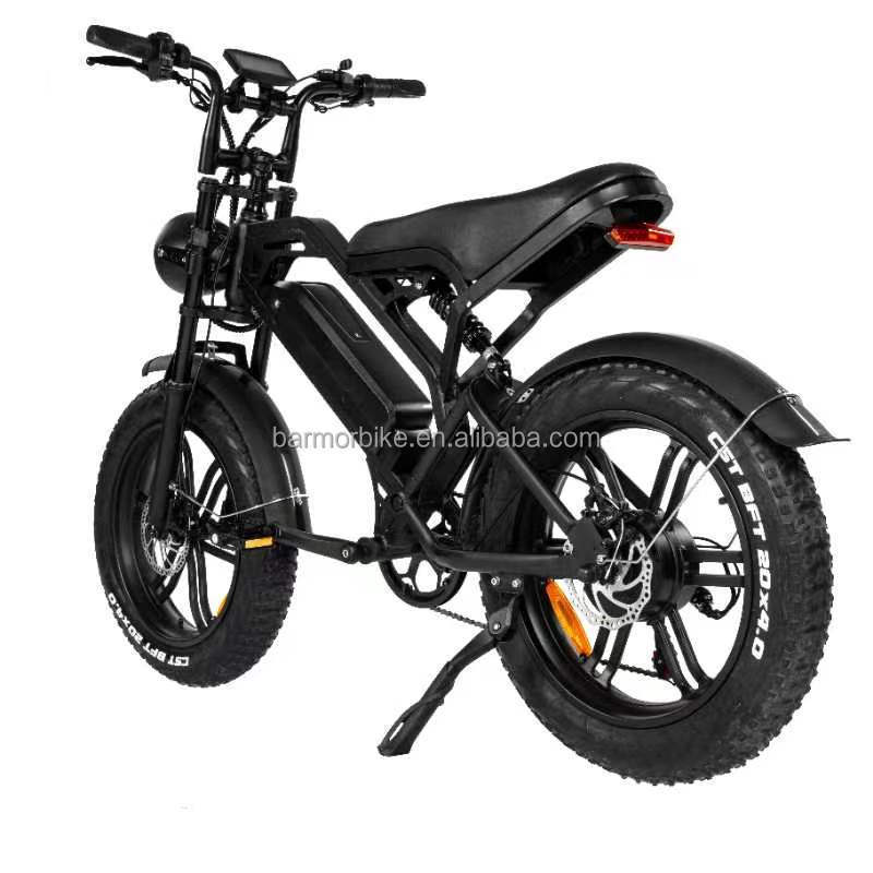 EU warehouse Fat Tire Electric Bike V20 E bike Price 1000W motor 15ah battery electric bicycle fatbike