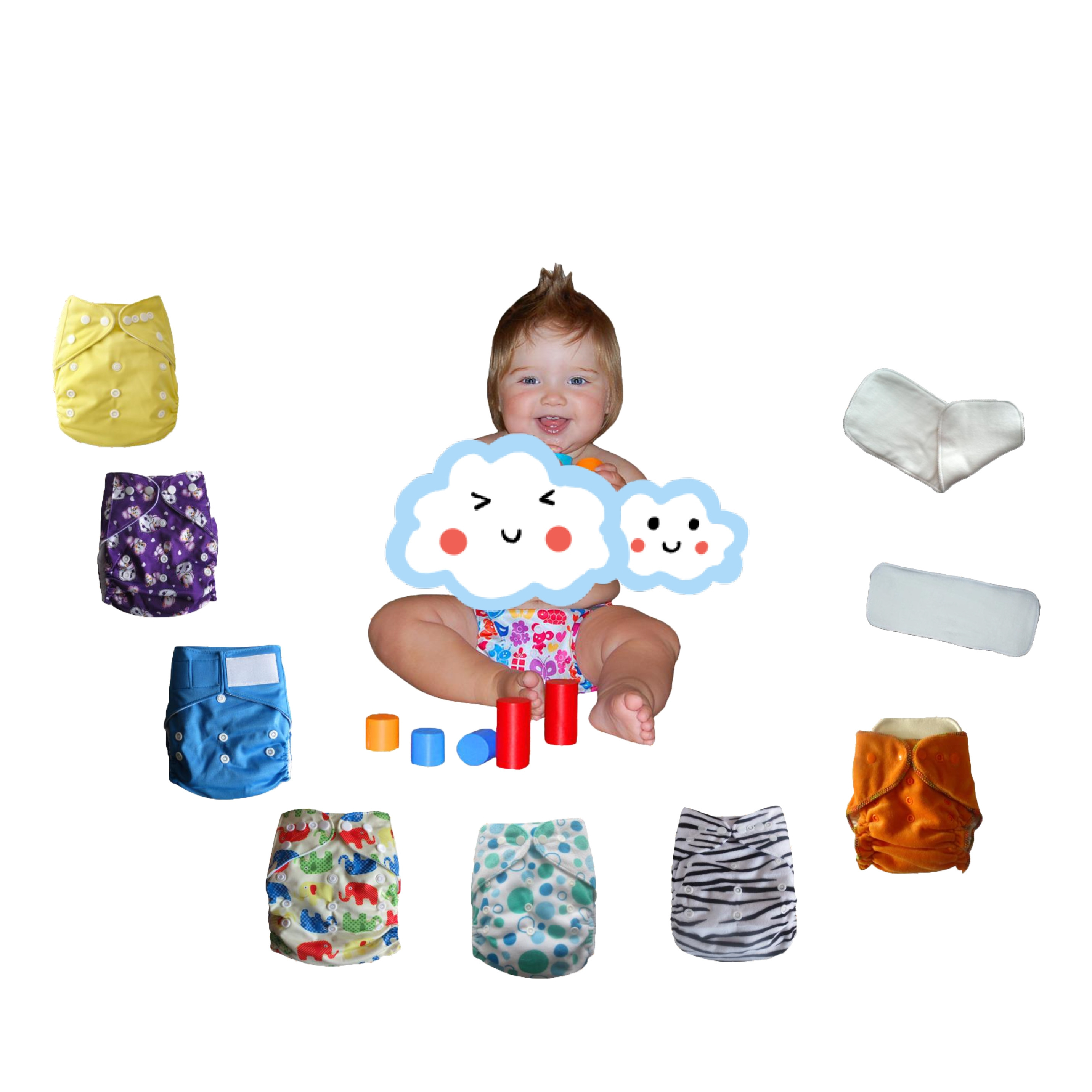 Besuper reusable Washable diaper baby Ecological Cloth Diapers Wholesale Diapers