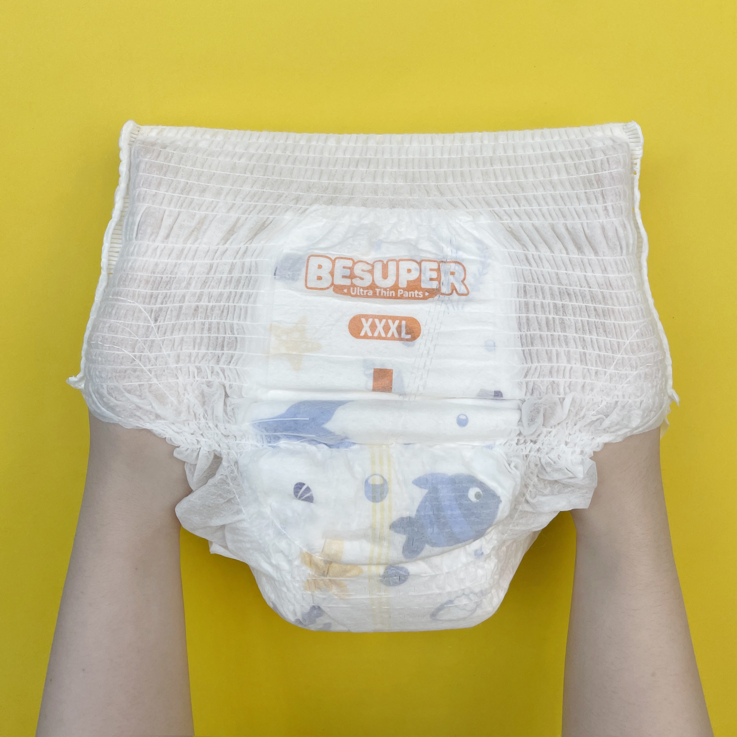 Besuper Baled in pallets disposable baby diaper wholesalers in Dubai UAE Korea Malaysia Philippines Thailand Russia