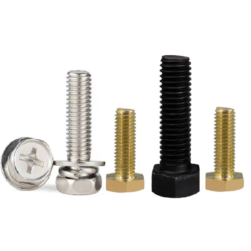 M2 M4 M6 M10,  M12 M14 DIN933 DIN931Made in China High strength level 8.8 Hex bolt and nut washers Heavy hex bolts/