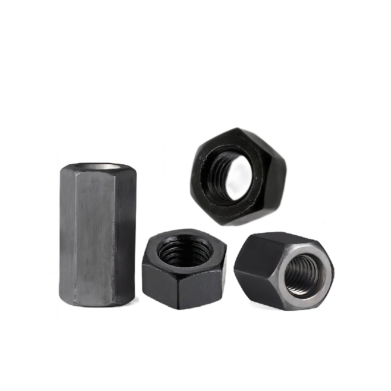 Fasteners Factory Customized m8,  m9 m10 m12 Control Mount Nut Stainless Steel Thin Hex Nuts Internal Thread Hex Lock Nuts/