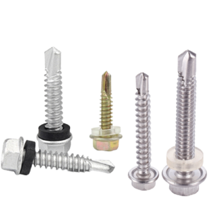 Factory Wholesale stainless steel,  Color Galvanized Dovetail Screws Hex Flange Self Drilling Screws  hexagonal dovetail screws/