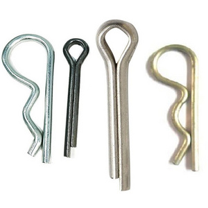 factory 0.6 mm 0.8mm 1mm, 1.2mm 1.6mm 2mm 2.5mm 3.2mm Carbon Steel DIN94 zinc plated R type pins split cotter pins/