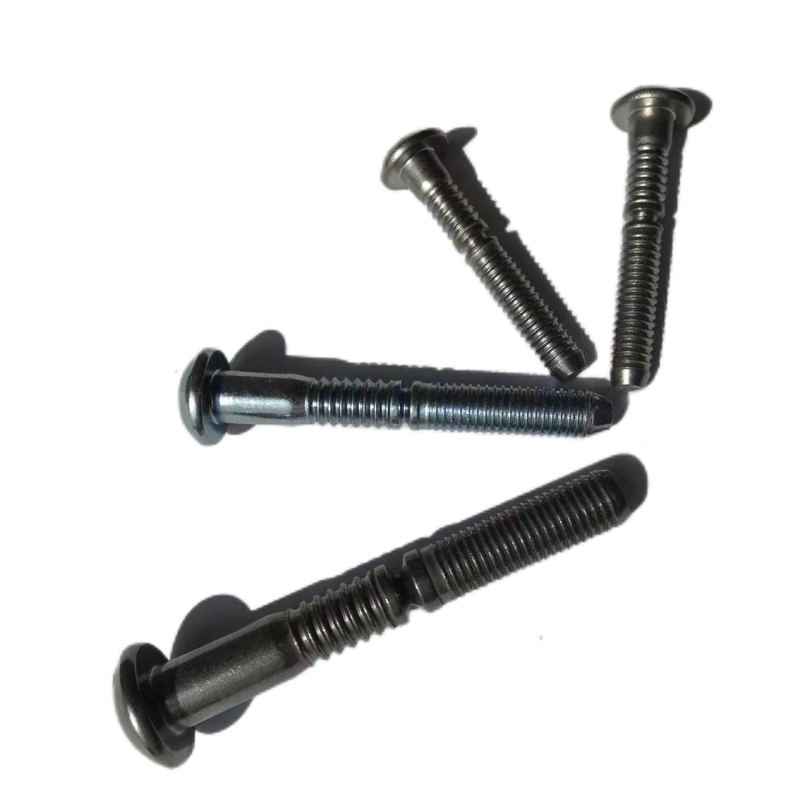 Aluminum Black oxide strength, steel Lockbolts Lockpins 6.4x6 Ring Grooved Rivets dome head ring grooved rivet with nut collar/