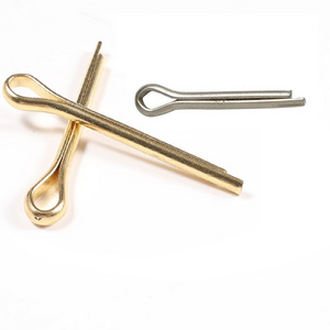 factory hot sale Fastener, Stainless Steel zinc plated Split Cotter Pin Spring Locking Pins split cotter pins/