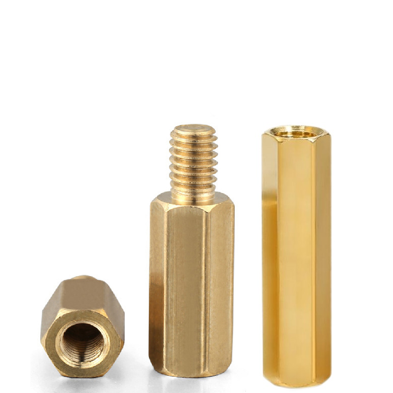 Customized m2 m3 m4,  m5 m6 Male Female Threaded Stainless Steel Brass Nylon thread Pillar male to female spacer screw standoff/