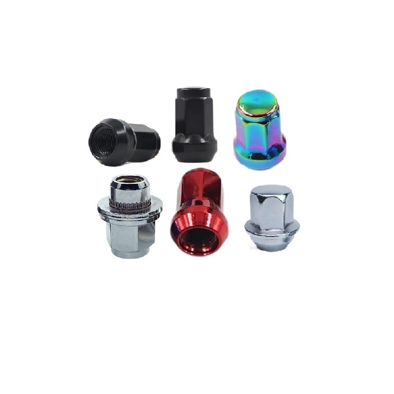 manufacturer directly sale M12*1.25,  M14*1.25 M14*1.5 Car Wheel Lock Nuts 37mm Wheel Lug Nut Steel Nut For Toyota/