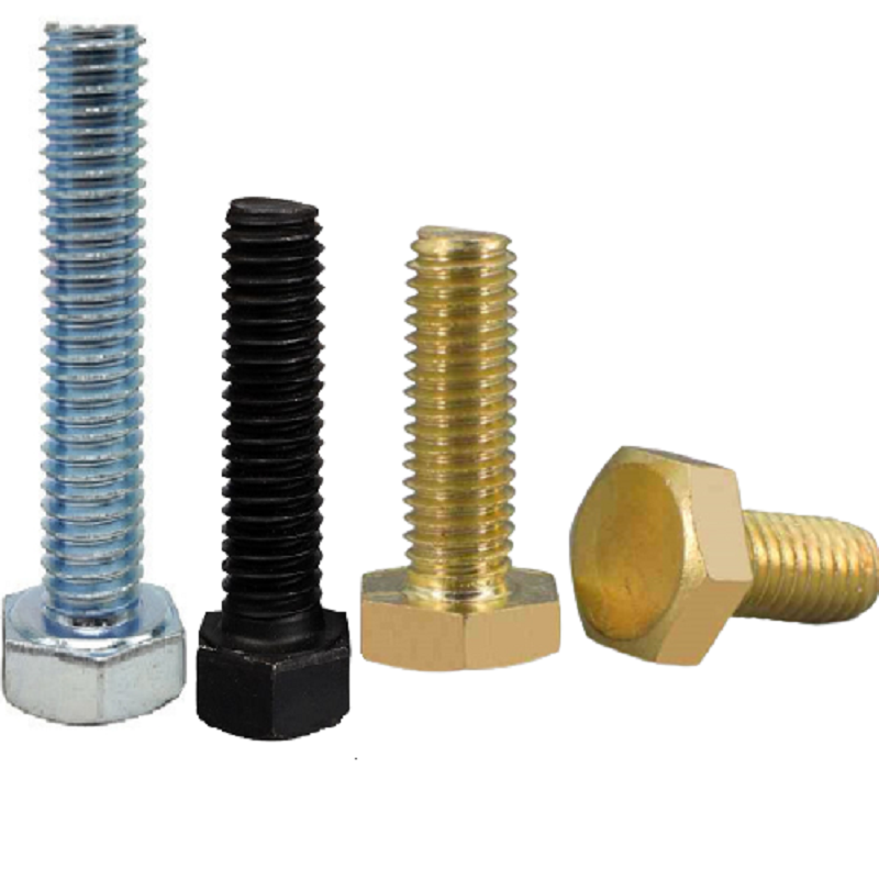 high quality Customized Services,  M2 M4 M6 M8 M10 carbon steel Stainless Steel Din933 Hardware Fasteners Hexagonal Bolts/