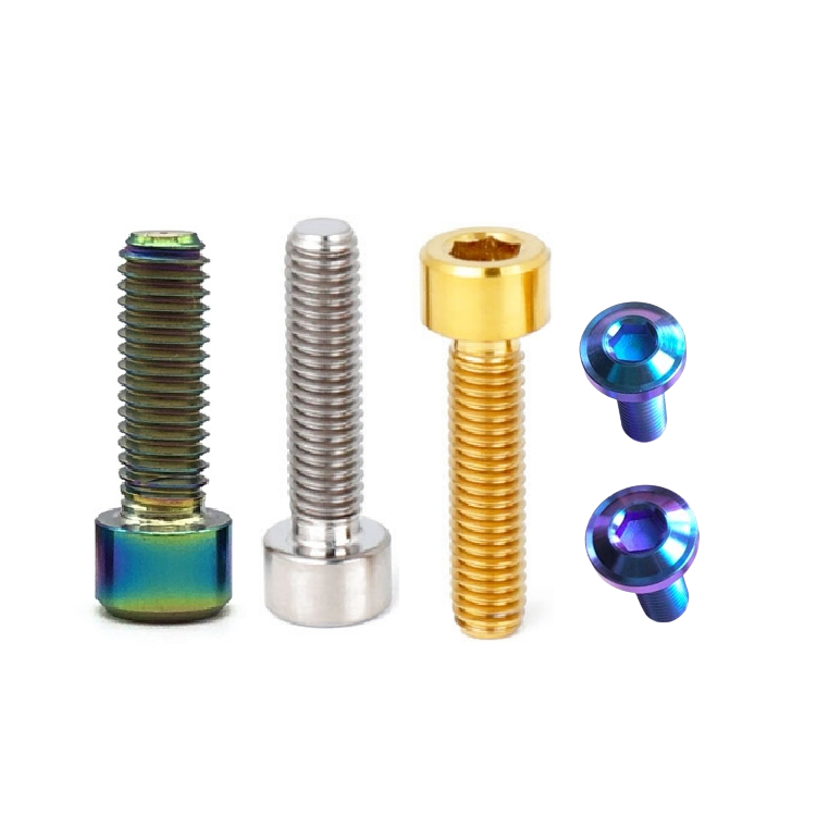 High Standard titanium ,M7*32 M7*24 Split Rim Wheel Bolt Metric titanium 12 spline 12 point flange head bolt for wheel/