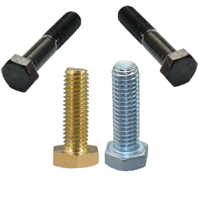 high quality Customized Services,  M2 M4 M6 M8 M10 carbon steel Stainless Steel Din933 Hardware Fasteners Hexagonal Bolts/