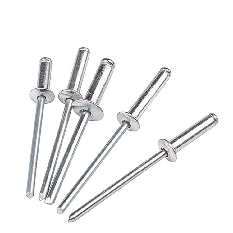 Customized Supply Hollow Rivets, DIN 7338 No Thread Blind Environmental Aluminum Stainless Steel Tubular Copper Round Rivets/