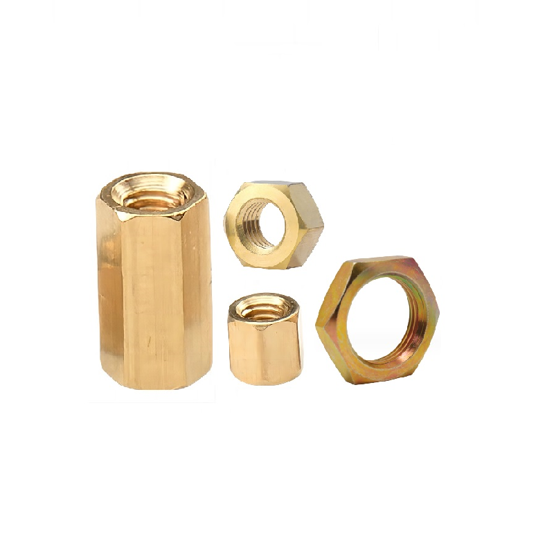 Fasteners Factory Customized m8,  m9 m10 m12 Control Mount Nut Stainless Steel Thin Hex Nuts Internal Thread Hex Lock Nuts/