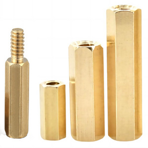 Customized m2 m3 m4,  m5 m6 Male Female Threaded Stainless Steel Brass Nylon thread Pillar male to female spacer screw standoff/