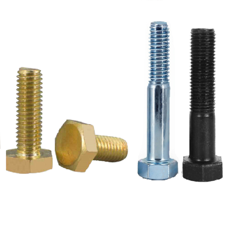 high quality Customized Services,  M2 M4 M6 M8 M10 carbon steel Stainless Steel Din933 Hardware Fasteners Hexagonal Bolts/