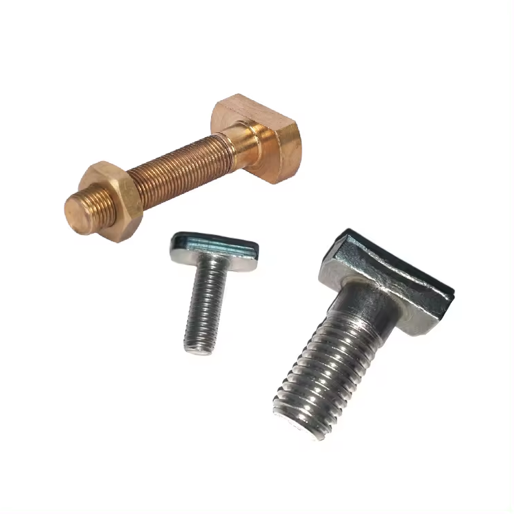 Hardware Fasteners M8 M6,  m10 m12 carbon steel 304 Stainless Steel T Head Track Bolt  Hammer Head Bolt t head bolts/