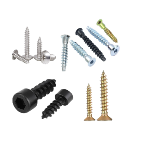 Furniture Use Heavy M5,  Nickel Plating Black Countersunk Wood Screws For Wood Csk Head Self Drilling Chipboard wood Screws/