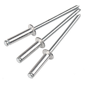 Customized Supply Hollow Rivets, DIN 7338 No Thread Blind Environmental Aluminum Stainless Steel Tubular Copper Round Rivets/