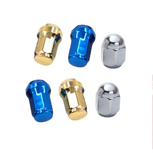 china factory Quality Assurance,  M12 x 1.5 M12 x 1.25 M14*1.25  Lock Nuts Wheel Screw Nuts Iron Racing Wheel Lug Nuts/