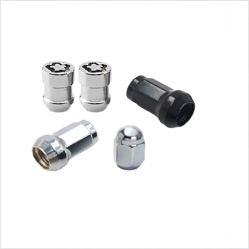 m12x1.5 stainless steel Universal,  Titanium Chrome Bulge Acorn Lug Nuts Custom Wheel Nut For Car anti theft wheel nuts/