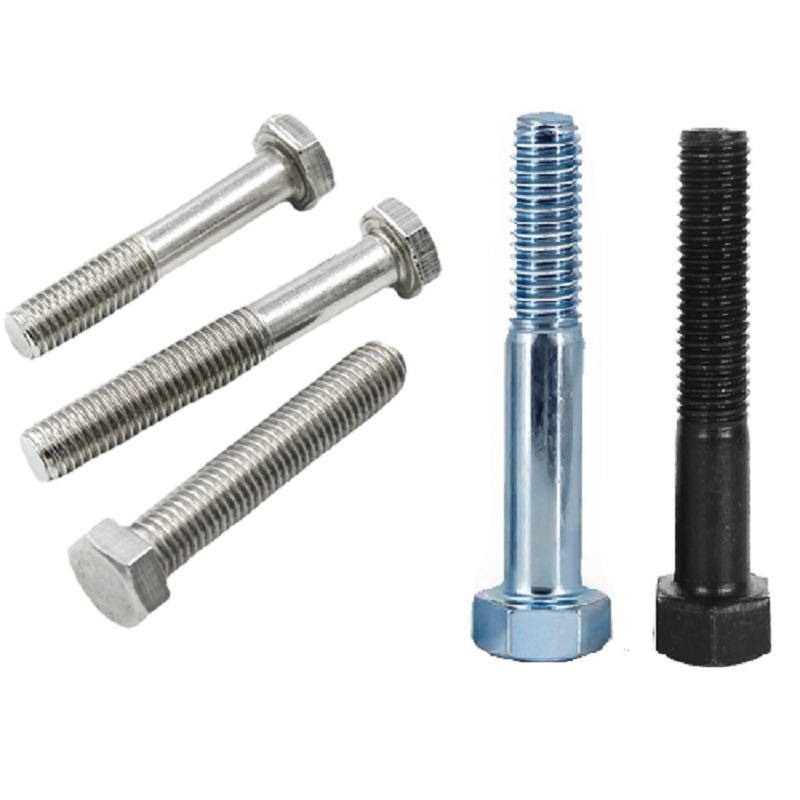 M2 M4 M6 M10,  M12 M14 DIN933 DIN931Made in China High strength level 8.8 Hex bolt and nut washers Heavy hex bolts/