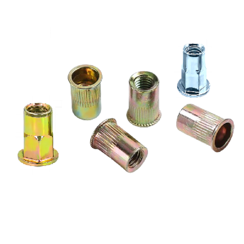 Brand New High Quality,Combination of blind rivet nut and stud Flat head hexagonal conical rivet nuts/