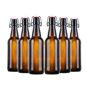 Factory price swing top glass bottles 16 oz bottle for kombucha, Beverage, Beer, Soda, Kefir no leaking