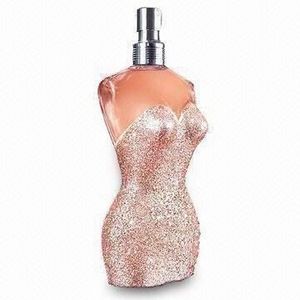 Manufacturer of 70ml woman dress shaped perfume bottle high quality woman body shape perfume bottle