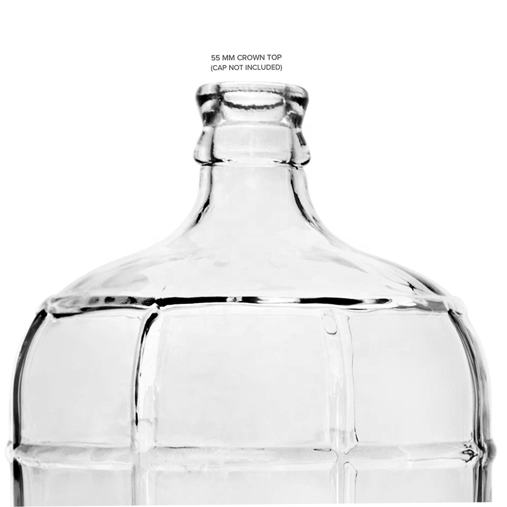 Manufacturer factory price 5 gallon glass vodka bottle 5 gallon water bottle glass wholesale