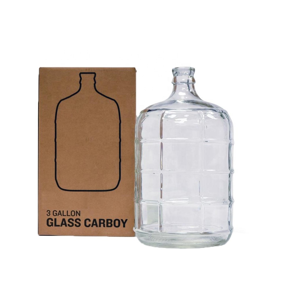 Manufacturer factory price 5 gallon glass vodka bottle 5 gallon water bottle glass wholesale