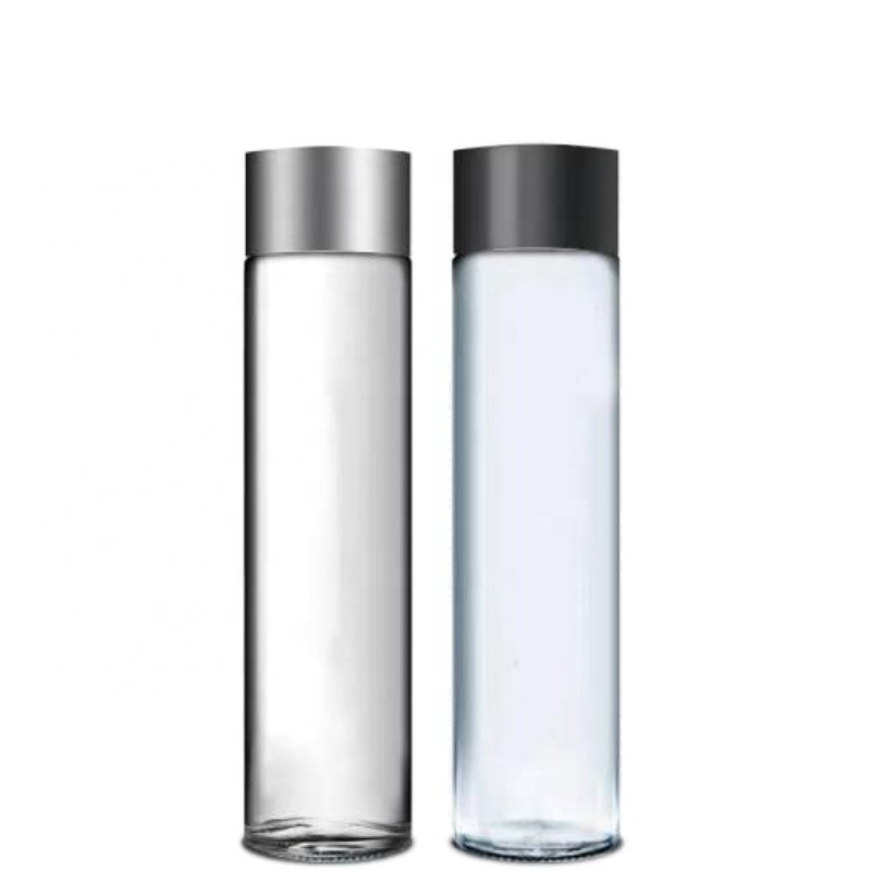 Manufacturer factory price 800ml voss water glass bottle wholesale voss glass bottle voss glass water bottle no leaking