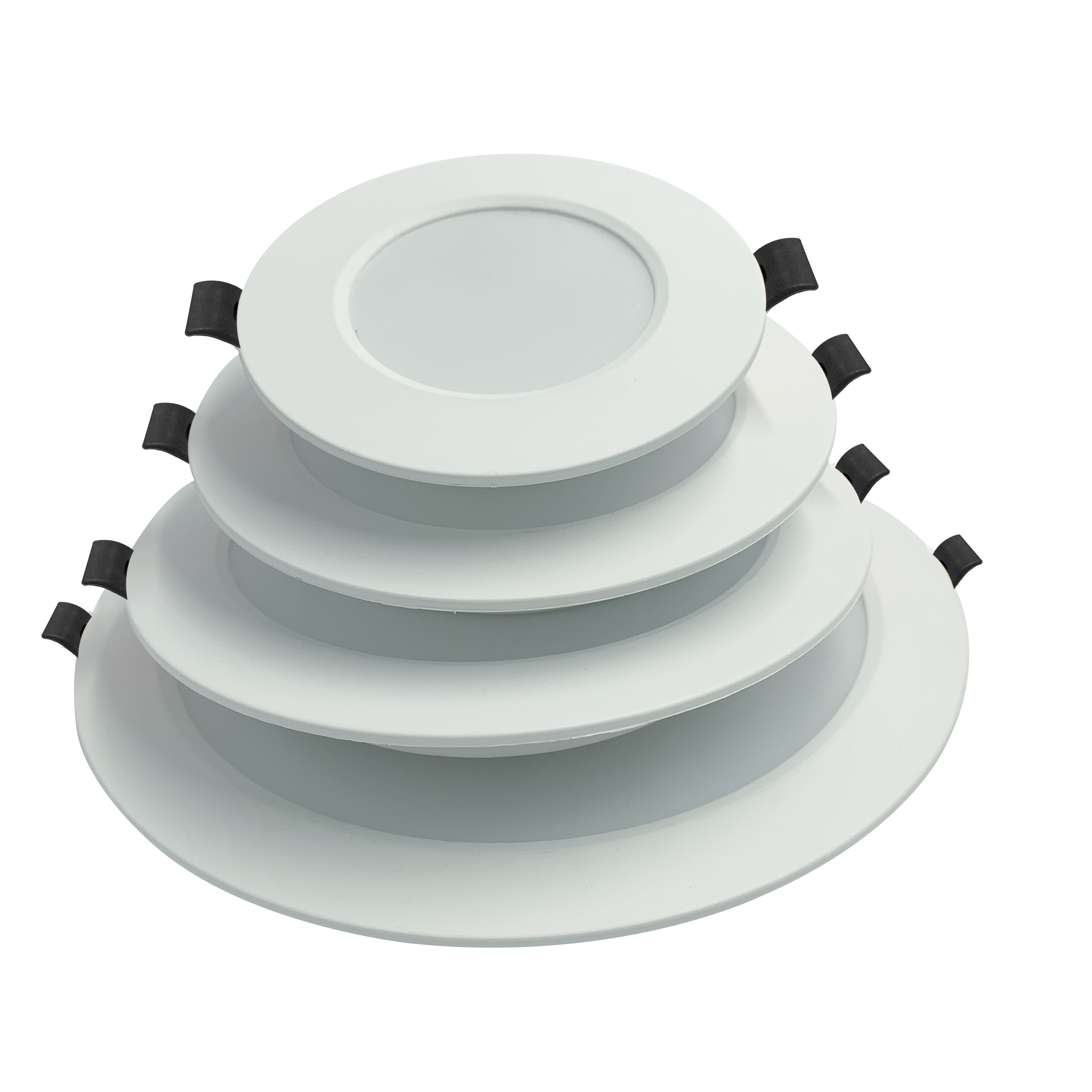 ceiling smd anti glare Recessed dDownlight housing  round slim  panel light home store use ip44 led downlight