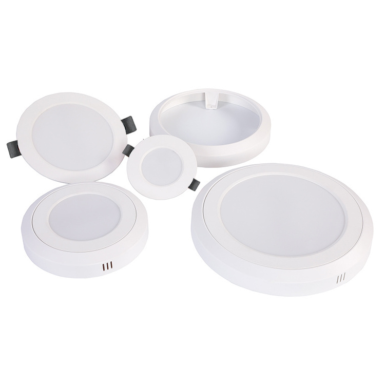 ceiling smd anti glare Recessed dDownlight housing  round slim  panel light home store use ip44 led downlight