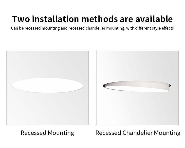 Barrina Round Shape Flush Mount Led Embedded Light For Hallway Modern Ceiling Embedded Light Fixtures