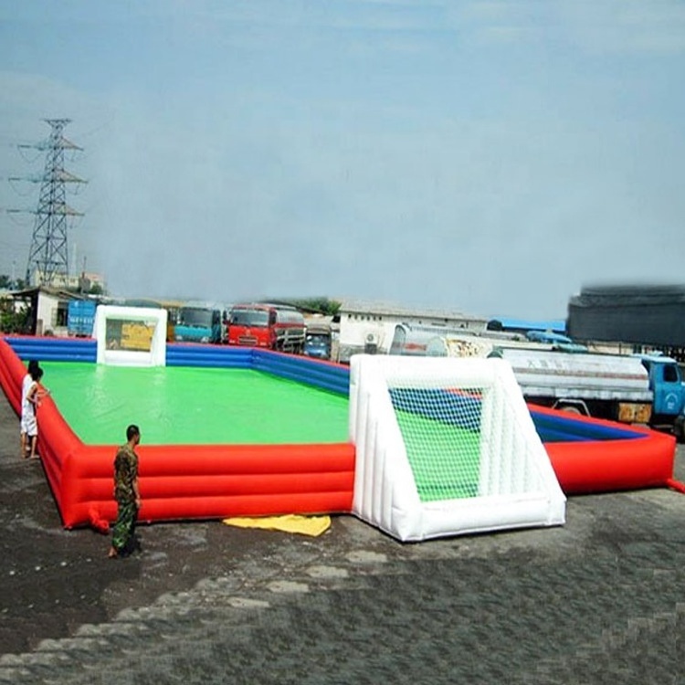 Sport Game equipment inflatable Soapy Football soccer field Arena/pitch/Stadium/court for sale