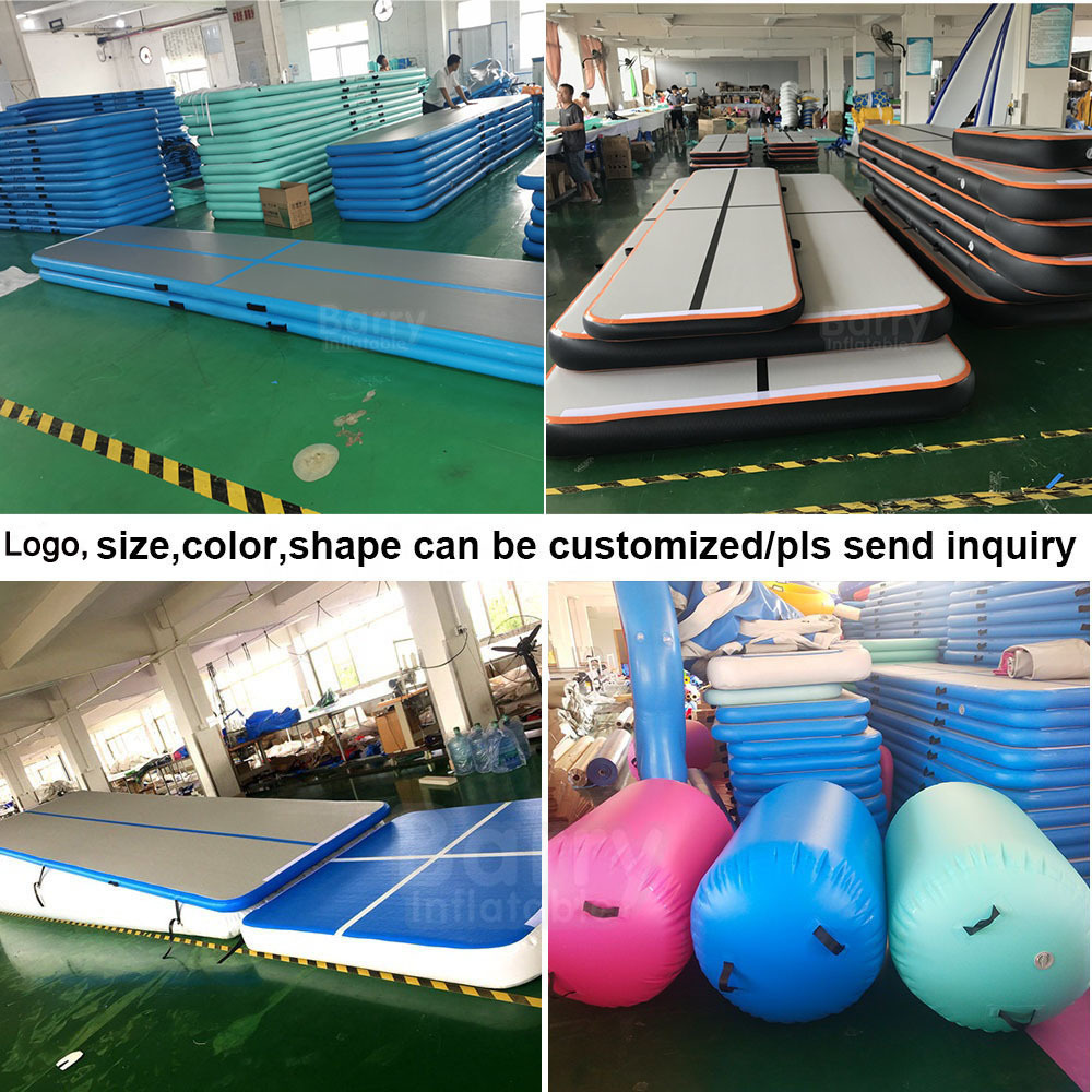 3m 4m 5m 6m 8m 10m 12m 15m Cheap Inflatable Airtrack Equipment Tumbling Gym Mat Air Track For Gymnastics