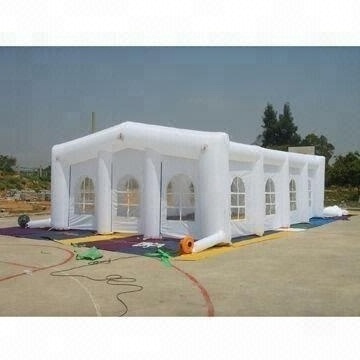 Amazing custom made outdoor inflatable party tent , wedding tent with led