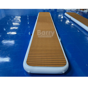 Lake Long Float Boat Dock Ramp Inflatable Floating Pontoon Platform Dock Jet Ski Floating Dock