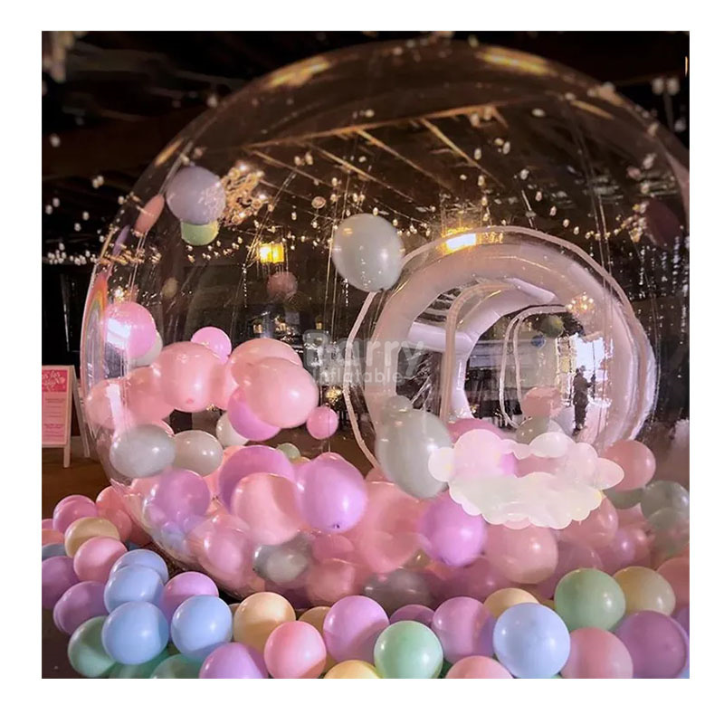 PVC 3 Meters Clear Crystal Igloo Dome Bubble Tent TPU Luxurious Party Bubble Balloon House Balloon Dome Bubble Tent