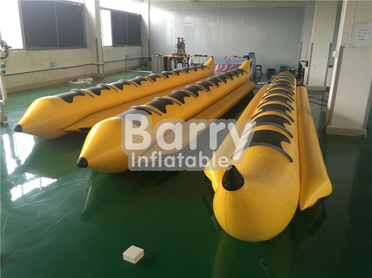 water fun game inflatable floating toys yellow inflatable banana boat for sale