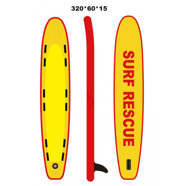 Good Quality Durable Inflatable water Rescue Sup Board Lifeguard Inflatable Rescue Sled Jet Ski Board