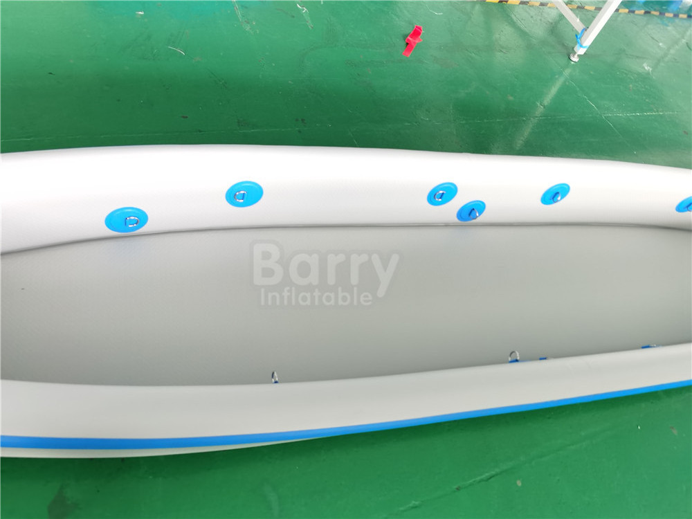 seasonal Portable Barry new product water sport 2 person sit in fishing inflatable drop stitch folding canoe kayak boat for sale