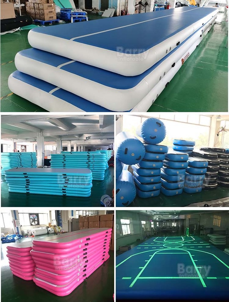 3m 4m 5m 6m 8m 10m 12m 15m Cheap Inflatable Airtrack Equipment Tumbling Gym Mat Air Track For Gymnastics