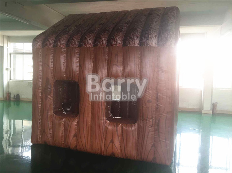 Factory price small inflatable house tent , inflatable log cabin tent house tent