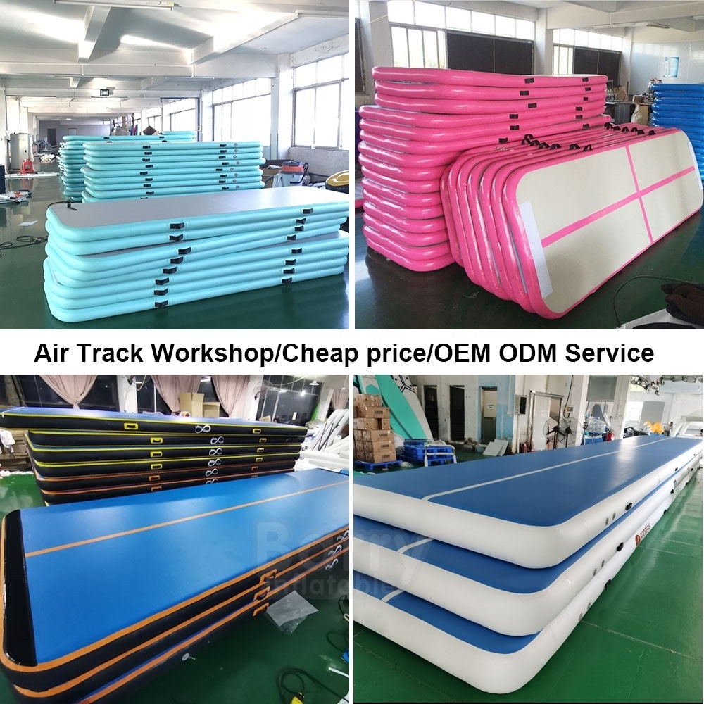 3m 4m 5m 6m 8m 10m 12m 15m Cheap Inflatable Airtrack Equipment Tumbling Gym Mat Air Track For Gymnastics